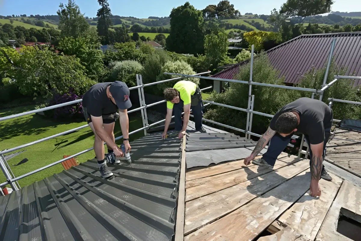 Roofing Renovations Waikato About Us team providing tailored roofing solutions designed to meet unique client needs across New Zealand